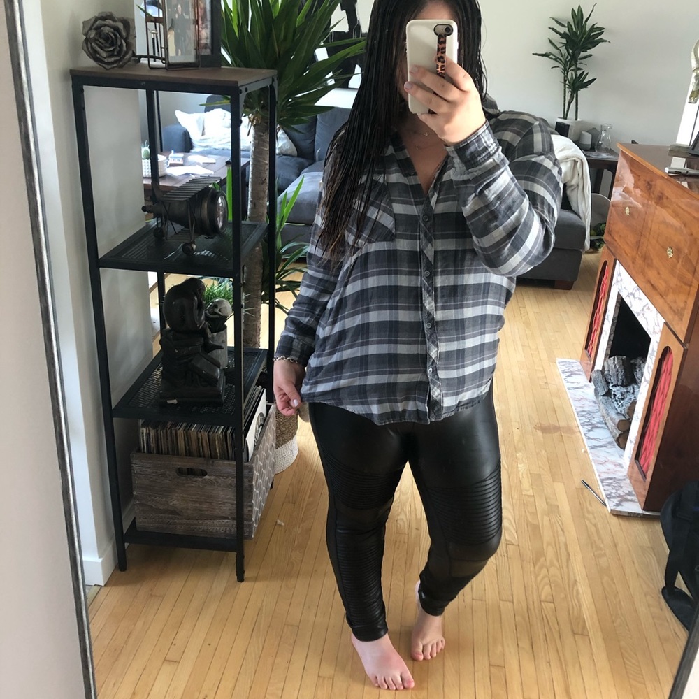COMMUNITY VERITAS PLAID LINEN SHIRT